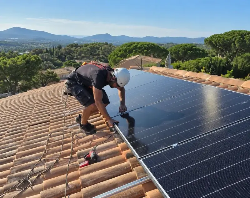 Installateur panneaux solaires Serralongue — pose photovoltaïque sur toiture